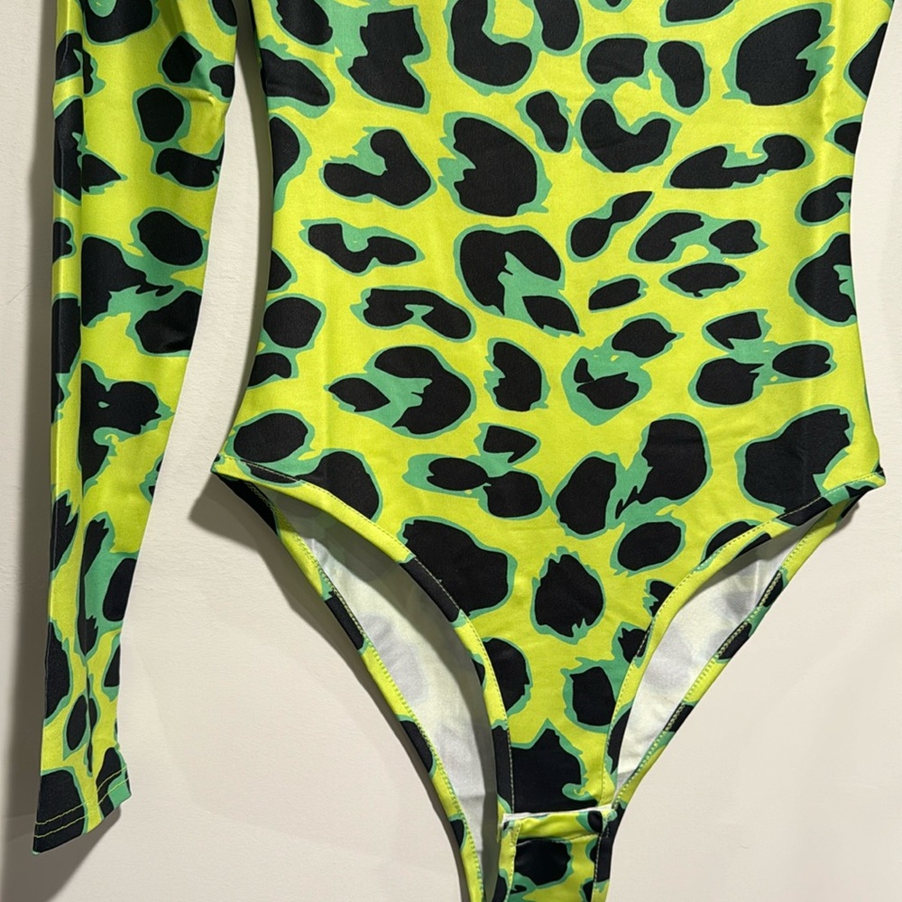 Neon Leopard bodysuit - Picture 3 of 5